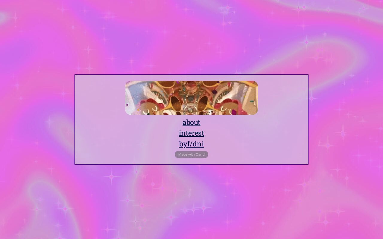 Carrd profile picture for @tbd